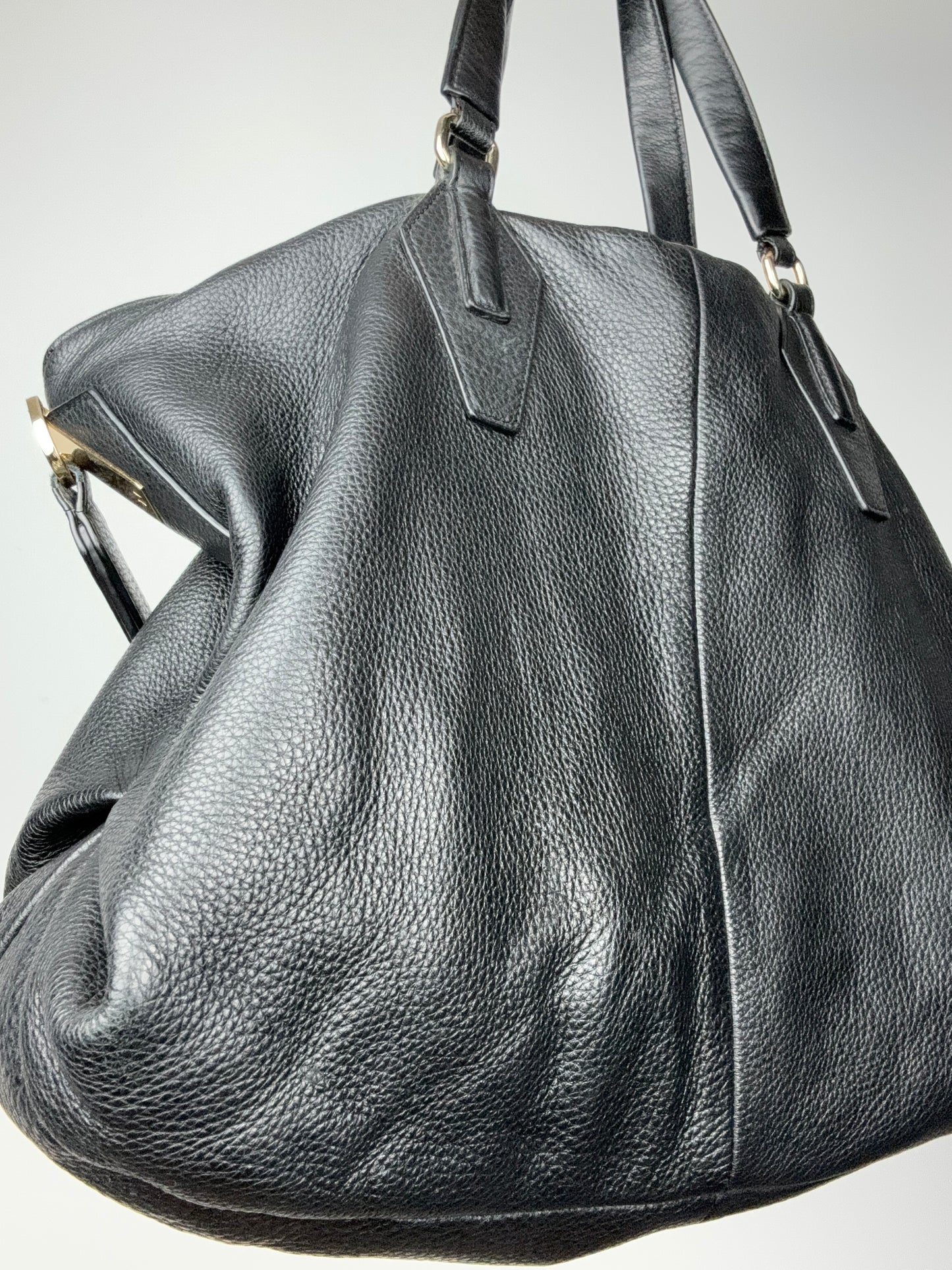 Cabas en cuir vintage Halston Héritage
