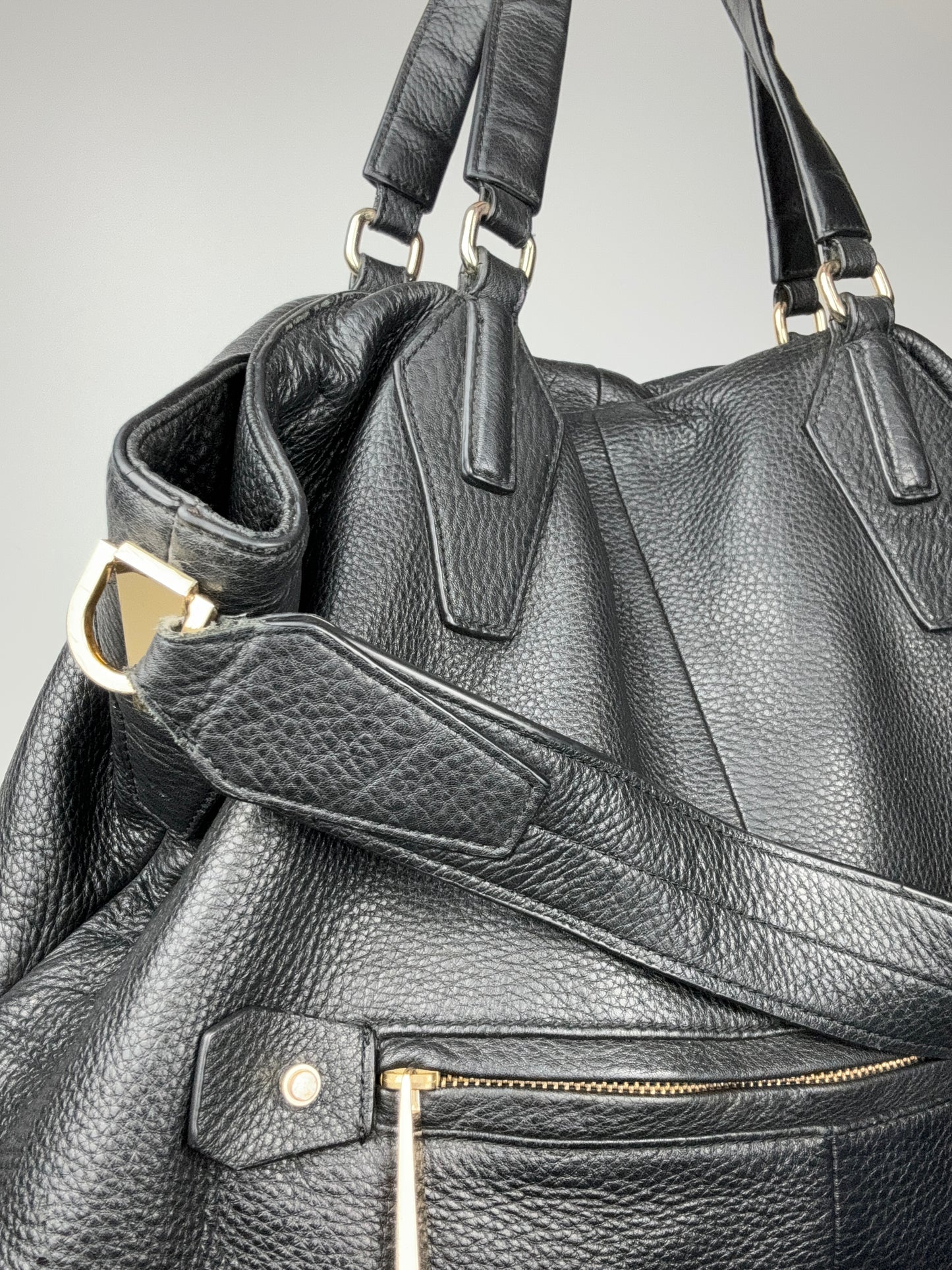 Cabas en cuir vintage Halston Héritage